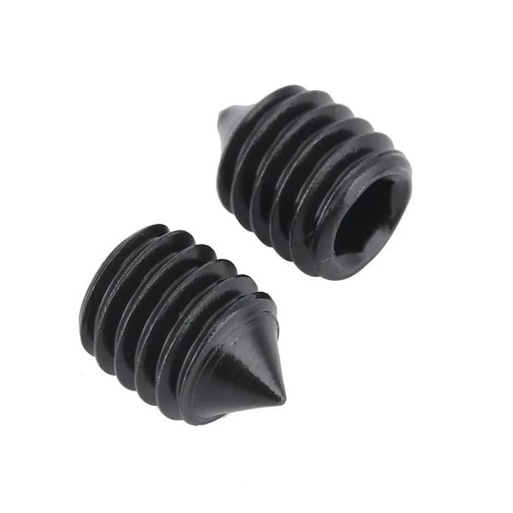 DIN913 Alloy Steel Black Oxide Cone Point Set Screw best