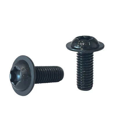 Nút màu đen mặt bích Torx Drive Vít
